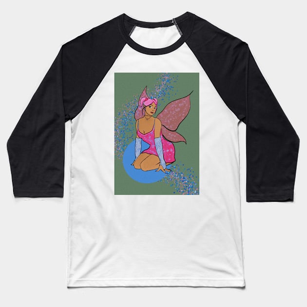 fairy Baseball T-Shirt by hgrasel